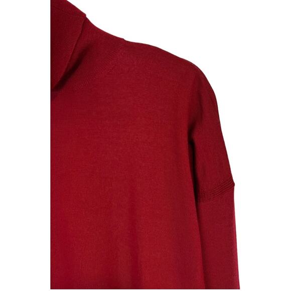 J Crew Soft Merino wool turtleneck sweater with side slits oversized - Picture 9 of 10